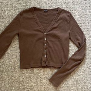 brandy melville button up cardigan top